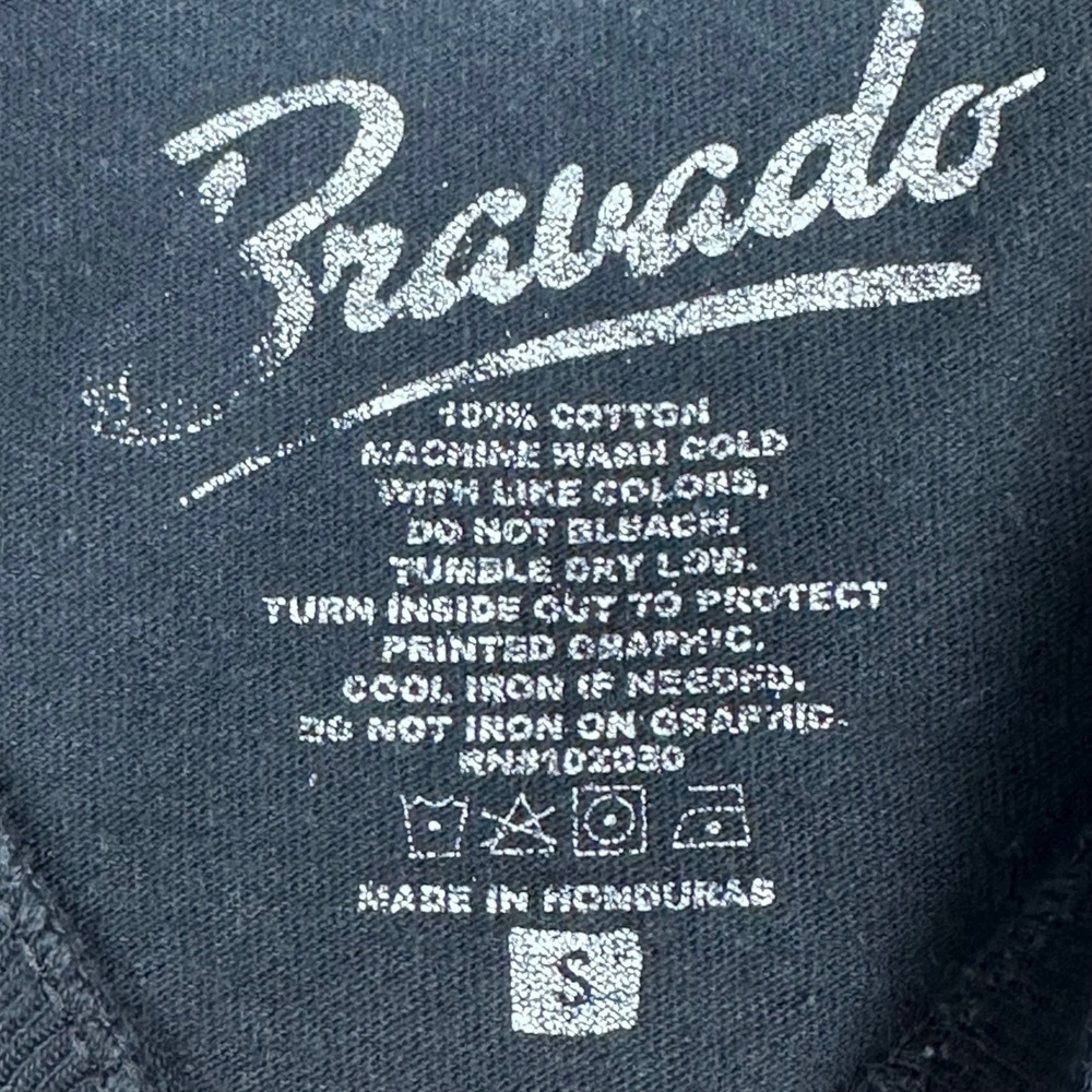 Bravado Tupac Shakur T-Shirt Mens Small Black Graphic Rap Tee Hip Hop Streetwear - Picture 4 of 6